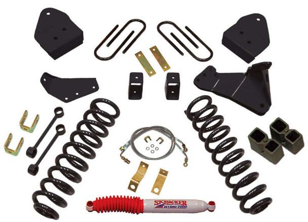 Skyjacker 6" Suspension Lift System w/ Black MAX Shocks (08-10 Ford F-350 Super Duty | 4WD | Diesel) F8651KH-B