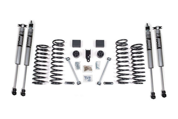 Zone 3" Coil Spring Lift Kit | Fox 2.0 Adventure Series Shocks (07-11 Jeep Wrangler | 4WD | 2 Door) ZONJ12F