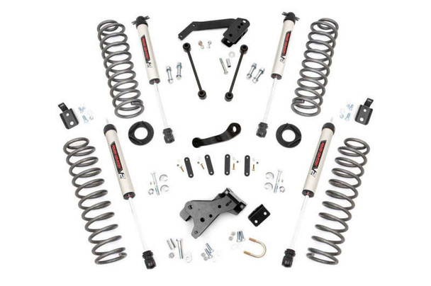 Rough Country 4" Lift Kit | V2 Shocks (07-18 Jeep Wrangler JK | 2WD/4WD | Unlimited) 68170