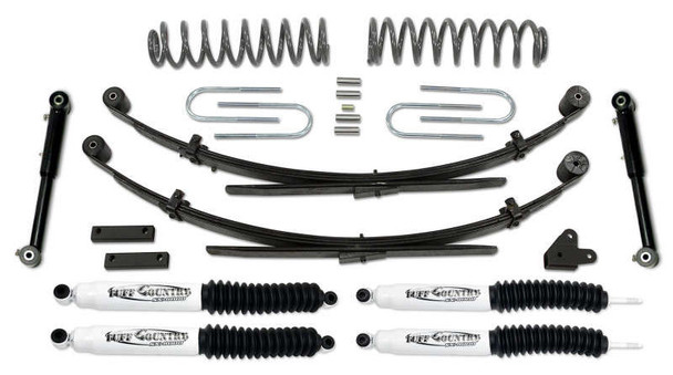 Tuff Country 3.5" Lift Kit EZ-Flex w/Rear Leaf Springs & SX8000 Shocks (87-01 Jeep Cherokee | 4WD) 43803KN Tuff Country 3.5" Lift Kit EZ-Flex w/Rear Leaf Springs & SX8000 Shocks (87-01 Jeep Cherokee | 4WD) 43803KN