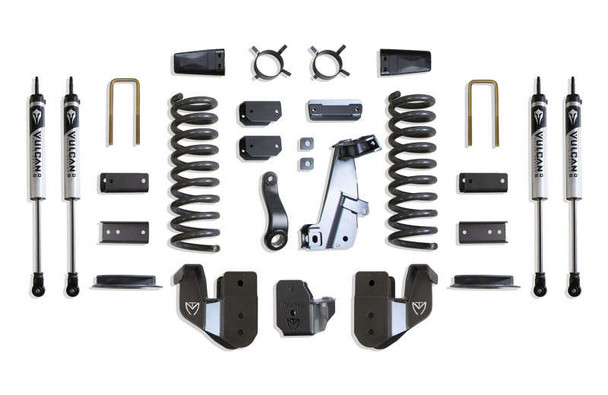MaxTrac 4" Lift Kit With Vulcan Shocks | Factory Rear Air Ride (14-18 Ram 2500 | 4WD | Diesel) K947241VA