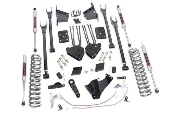 Rough Country 6 Inch Lift Kit | 4-Link | No OVLD | M1 (11-14 Ford F-250 Super Duty | 4WD | Diesel) 53240