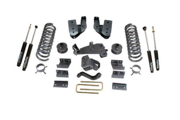 MaxTrac 4" Front/1" Rear Max Pro Lift Kit w/ Radius Arm Brackets & MaxTrac Shocks (14-18 Ram 2500 | 4WD | Diesel) K947241