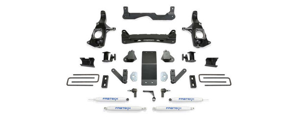 Fabtech 4" Crossmember System w/ Performance Shocks | 11-19 Chevrolet/GMC 2500HD K1121 Fabtech 4" Crossmember System w/ Performance Shocks | 11-19 Chevrolet/GMC 2500HD K1121