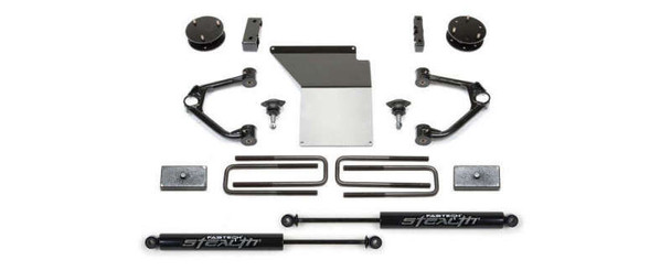 Fabtech 3" Budget System w/ Ball Joint UCA & Rear Stealth Shocks | For OEM Forged Steel UCA | 14-18 Chevrolet/GMC 1500 K1059M Fabtech 3" Budget System w/ Ball Joint UCA & Rear Stealth Shocks | For OEM Forged Steel UCA | 14-18 Chevrolet/GMC 1500 K1059M