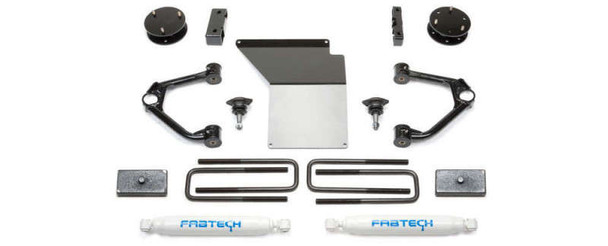 Fabtech 3" Budget System w/ Ball Joint UCA & Rear Performance Shocks | For OEM Forged Steel UCA | 14-18 Chevrolet/GMC 1500 K1059 Fabtech 3" Budget System w/ Ball Joint UCA & Rear Performance Shocks | For OEM Forged Steel UCA | 14-18 Chevrolet/GMC 1500 K1059