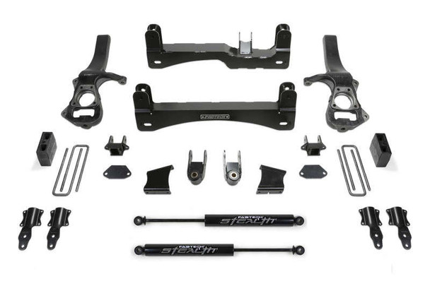 Fabtech 6" Basic Lift Kit w/ Rear Stealth Shocks (19-24 Chevrolet/GMC 1500 | 2WD | Crew Cab) K1150M