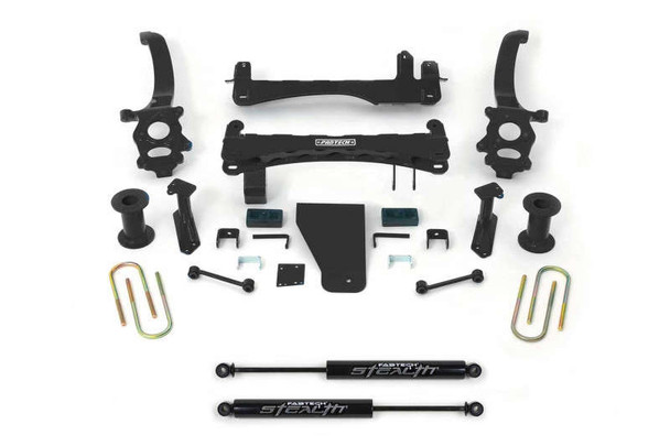 Fabtech 6" Basic System w/ Rear Stealth Shocks | 18-23 Nissan Titan 4WD K6012M Fabtech 6" Basic System w/ Rear Stealth Shocks | 18-23 Nissan Titan 4WD K6012M