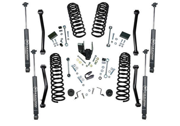 Superlift 4" Dual Rate Coil Lift Kit w/Shadow Series Shocks (18-25 Jeep Wrangler JL | 2 Door) K193 Superlift 4" Dual Rate Coil Lift Kit w/Shadow Series Shocks (18-25 Jeep Wrangler JL | 2 Door) K193
