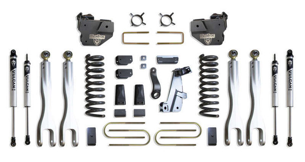 MaxTrac 8" Lift Kit With 4-Links/Vulcan Shocks (13-18 Ram 3500/3500 Dually | 4WD | Diesel) K947385VL