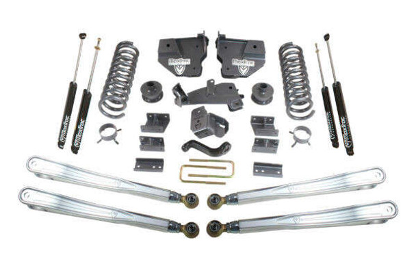MaxTrac 6" Front/3" Rear Max Pro Lift Kit w/ 4 Links & MaxTrac Shocks (14-18 Ram 2500 | 4WD | Diesel) K947263L