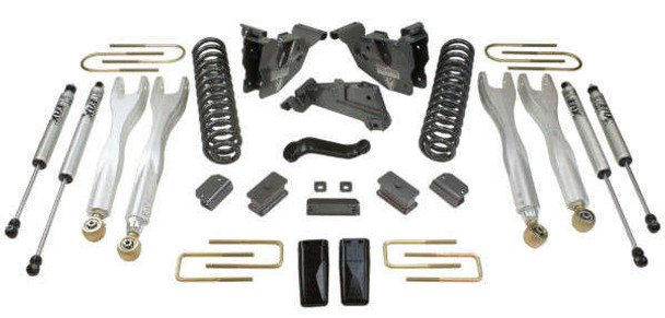 MaxTrac 6" Front/3" Rear Max Pro Elite Lift Kit w/ 4 Links & Fox Shocks (13-18 Ram 3500/3500 Dually | 4WD | Diesel) K947363FL