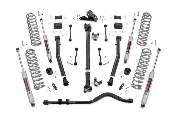 Rough Country 3.5" Lift Kit w/ Adjustable FLCA | N3 Shocks (18-23 Jeep Wrangler Unlimited JL | 4WD | Non-Rubicon) 65531 Rough Country 3.5" Lift Kit w/ Adjustable FLCA | N3 Shocks (18-23 Jeep Wrangler Unlimited JL | 4WD | Non-Rubicon) 65531