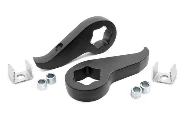 Rough Country 1.5-2" Leveling Kit | No Shocks (11-19 Chevy Silverado/GMC Sierra 2500 HD/3500 HD | 4WD) 9593 Rough Country 1.5-2" Leveling Kit | No Shocks (11-19 Chevy Silverado/GMC Sierra 2500 HD/3500 HD | 4WD) 9593