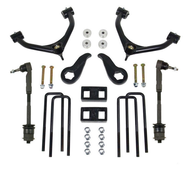 ReadyLIFT 3.5" SST Lift Kit Front with 1.0" Rear with Upper Control Arms without Shocks - Chevrolet/GMC 2500HD,3500HD 2011-2019 69-3411