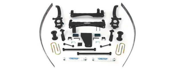 Fabtech 6" Basic System w/ Performance Shocks | 14-17 Nissan Titan 4WD K6008 Fabtech 6" Basic System w/ Performance Shocks | 14-17 Nissan Titan 4WD K6008