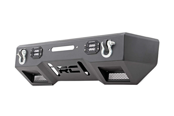 Rough Country Front Bumper | Black Series LED Pods 11831