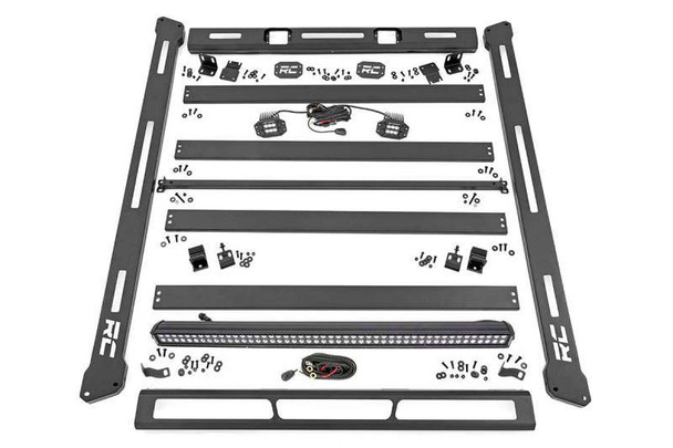 Rough Country Roof Rack | Black Series Lights 10615