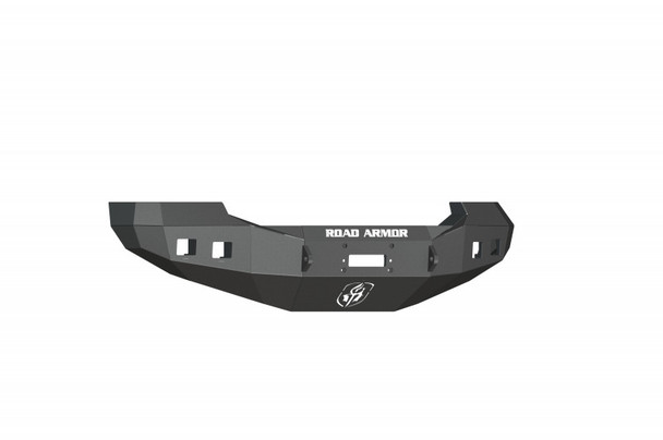 Road Armor Stealth Front Winch Bumper - Texture Black | WARN 16.5ti 605R0B