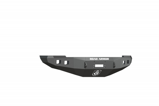Road Armor Stealth Front Winch Bumper - Texture Black | WARN 16.5ti 408R0B