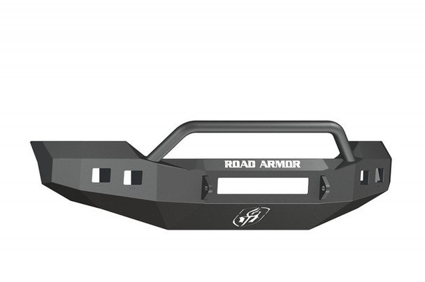 Road Armor Stealth Front Non-Winch Bumper w/ Pre-Runner Guard - Texture Black 611R4B-NW