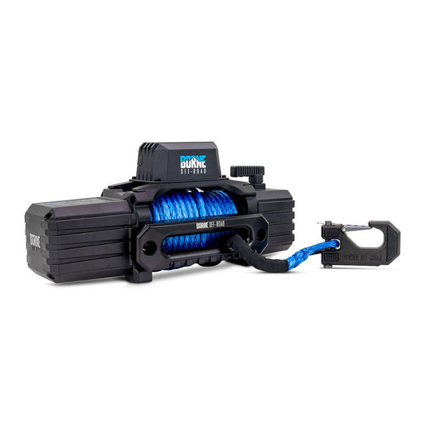 Borne Off-Road 10K Electric Winch W/ Synthetic Rope | Blue BNWN-10-SBL