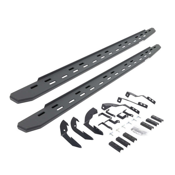 Go Rhino RB30 Slim Line Running Boards With Mounting Bracket Kit | Textured Black 69604280SPC Go Rhino RB30 Slim Line Running Boards With Mounting Bracket Kit | Textured Black 69604280SPC