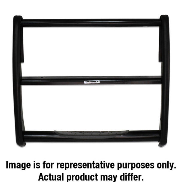 Go Rhino 3000 Series Stepguard | Center Grille Guard Only | Black Powder Coat 3324B