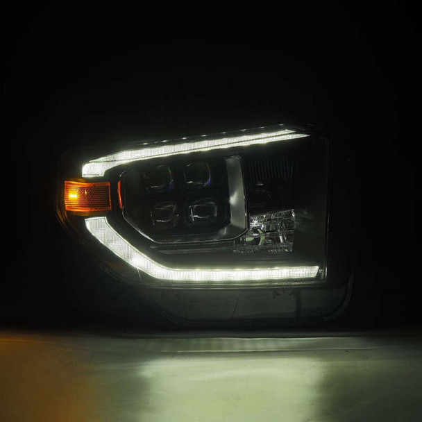 AlphaRex MK II NOVA-Series LED Projector Headlights | W/ Converter | For TRD Style Full LED | Alpha-Black 880832 / 810007