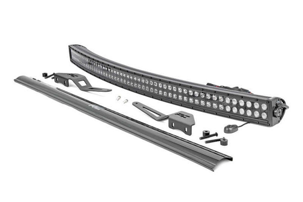 Rough Country LED Light | Windshield | 50"Black Series Dual Row 71204