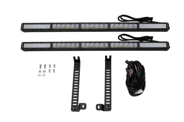 Diode Dynamics SS30 Dual Stealth Lightbar Kit White Combo DD6764