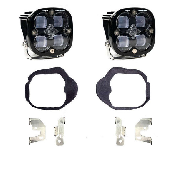 Baja Designs Squadron SAE Fog Pocket Light Kit | Pair | Clear 448129