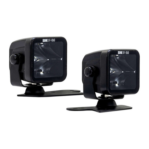 Borne Off-Road Ditch Light Pods | x2 | 3x3 | Spot BNLT-BR-21-DT2S
