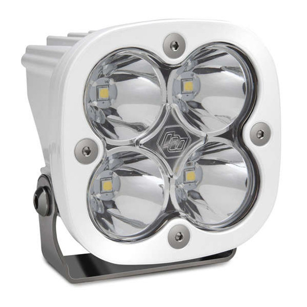 Baja Designs Single Squadron Pro Spot Beam Light Pods (Clear/White Body) 490001WT