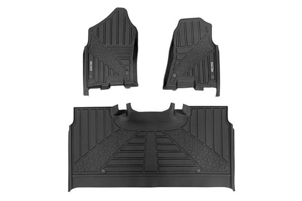 Rough Country Flex-Fit Floor Mats | FR & RR FF-31422