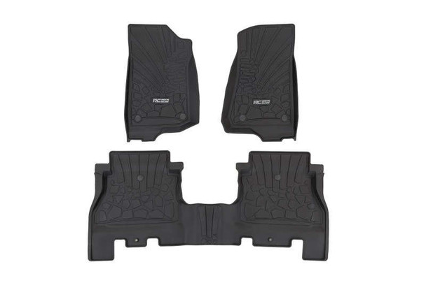 Rough Country Flex-Fit Floor Mats | FR & RR FF-60112
