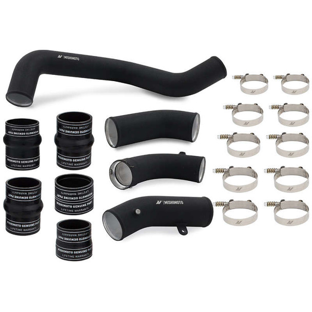 Mishimoto Intercooler Pipe And Boot Kit | Wrinkle Black MMICP-DMAX-17KWBK