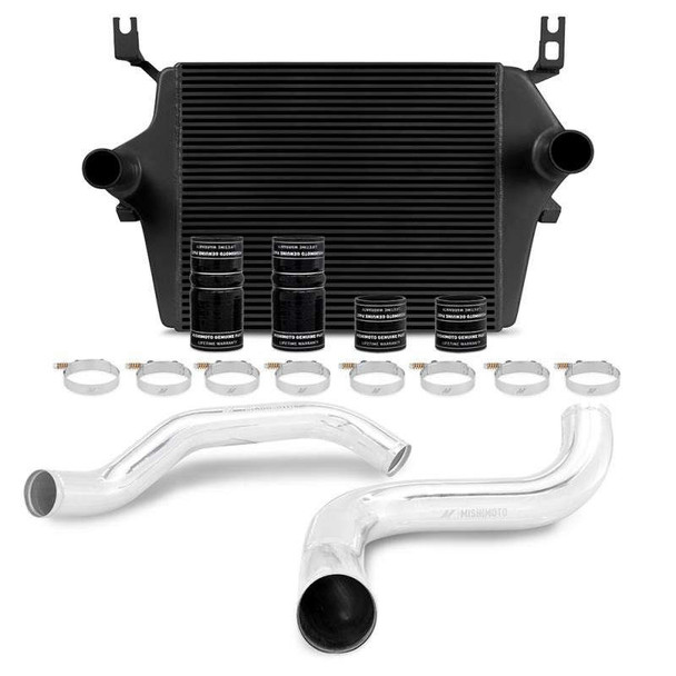 Mishimoto PSD Black Intercooler Kit w/ Polished Pipes MMINT-F2D-99KBKP
