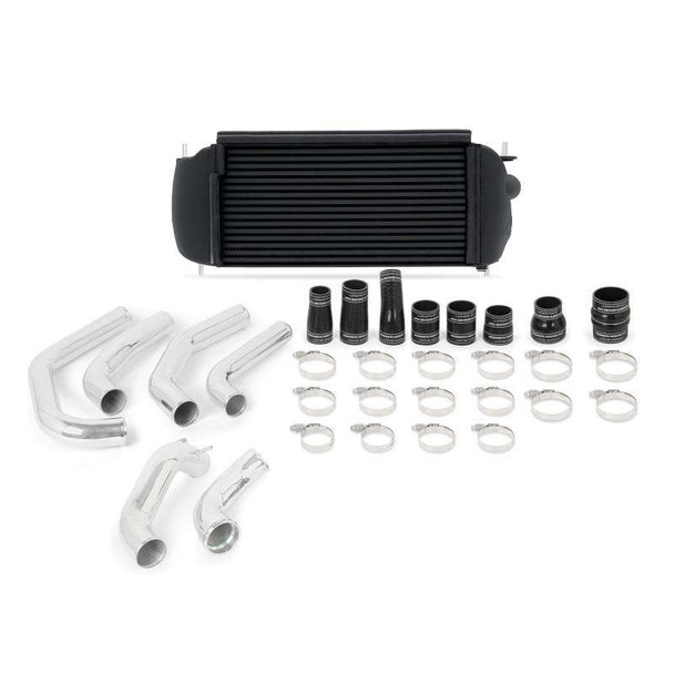 Mishimoto Performance Intercooler (Black) W/Polished Pipes MMINT-F27T-15KPBK