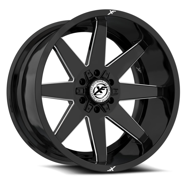 XF Offroad Wheels XF-236 Gloss Black Milled 20x9 12mm Offset 6x135,6x139.7 (6x5.5) XF Offroad Wheels XF-236 Gloss Black Milled 20x9 12mm Offset 6x135,6x139.7 (6x5.5)
