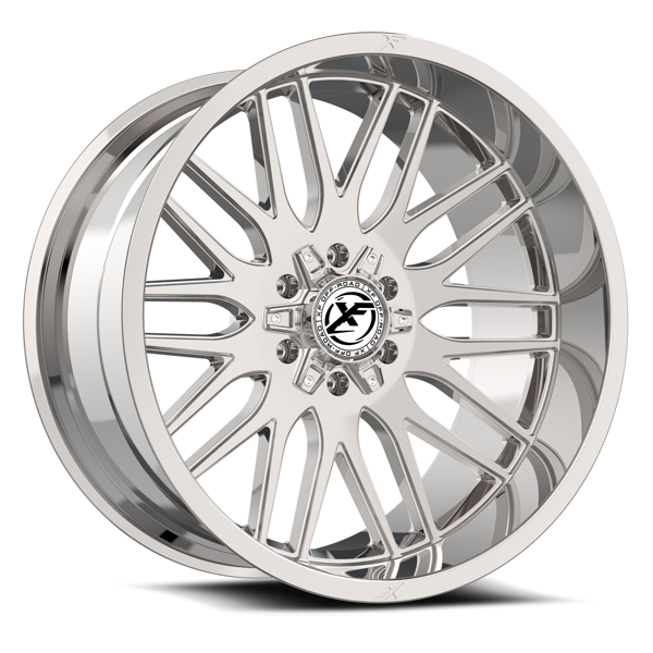 XF Offroad Wheels XF-240 Chrome 26x12 -44mm Offset 5x127 (5x5),5x139.7 (5x5.5) | Fits Jeep Wrangler 07-Present and Jeep Gladiator