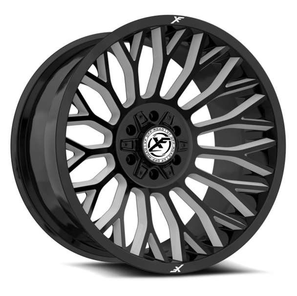 XF Offroad Wheels XF-237 Gloss Black Milled 26x12 -44mm Offset 5x127 (5x5),5x139.7 (5x5.5) | Fits Jeep Wrangler 07-Present and Jeep Gladiator XF Offroad Wheels XF-237 Gloss Black Milled 26x12 -44mm Offset 5x127 (5x5),5x139.7 (5x5.5) | Fits Jeep Wrangler 07-Present and Jeep Gladiator