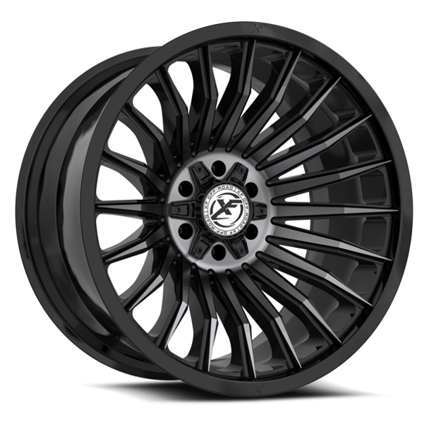 XF Offroad Wheels XF-231 Gloss Black Machined Titanium Double Dark Tint 24x14 -76mm Offset 5x127 (5x5),5x139.7 (5x5.5) | Fits Jeep Wrangler 07-Present and Jeep Gladiator XF Offroad Wheels XF-231 Gloss Black Machined Titanium Double Dark Tint 24x14 -76mm Offset 5x127 (5x5),5x139.7 (5x5.5) | Fits Jeep Wrangler 07-Present and Jeep Gladiator