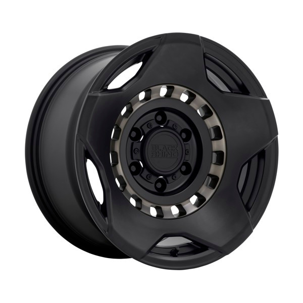 Black Rhino Wheels Muzzle Matte Black with Machined Tinted Ring 20x9 12mm Offset 6x139.7 (6x5.5)