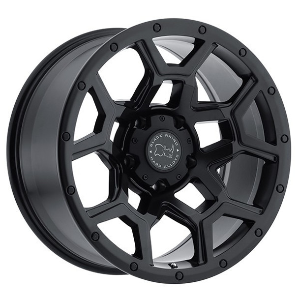Black Rhino Wheels Overland Matte Black 20x9.5 -18mm Offset 6x139.7 (6x5.5) Black Rhino Wheels Overland Matte Black 20x9.5 -18mm Offset 6x139.7 (6x5.5)