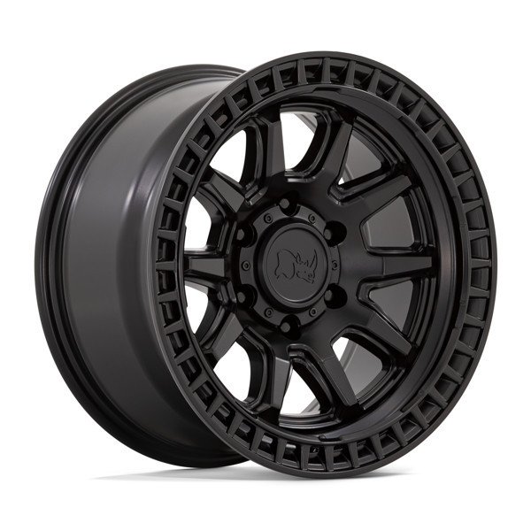 Black Rhino Wheels Calico Matte Black 17x8.5 0mm Offset 5x127 (5x5) | Fits Jeep Wrangler 07-Present and Jeep Gladiator