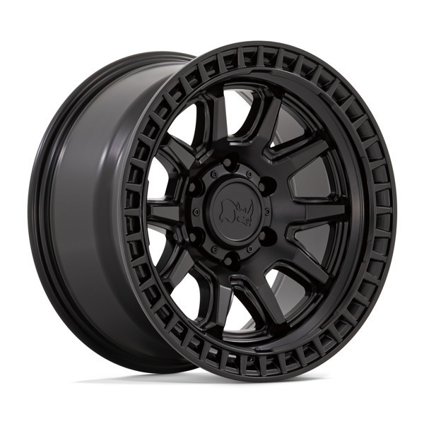 Black Rhino Wheels Calico Matte Black 17x8.5 34mm Offset 5x127 (5x5) | Fits Jeep Wrangler 07-Present and Jeep Gladiator