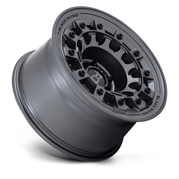 Black Rhino Wheels Fuji BR004 Matte Gunmetal 17x8 38mm Offset 5x127 (5x5) | Fits Jeep Wrangler 07-Present and Jeep Gladiator