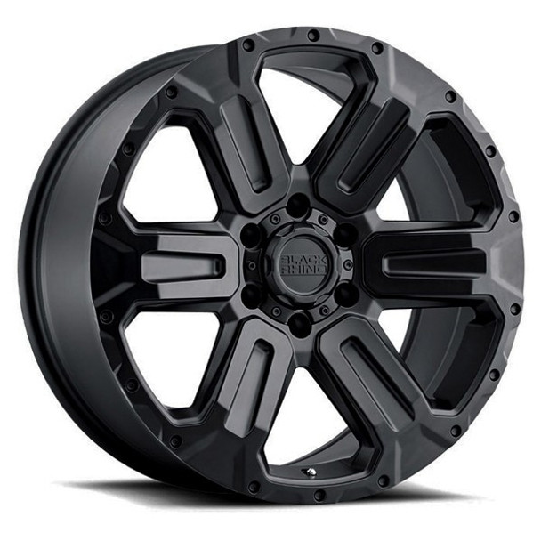 Black Rhino Wheels Wanaka Matte Black 18x9 35mm Offset 6x132 Black Rhino Wheels Wanaka Matte Black 18x9 35mm Offset 6x132