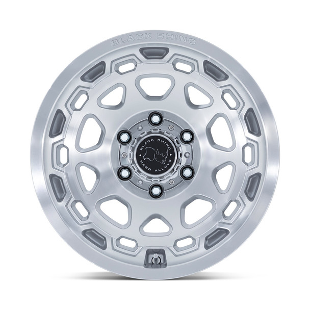 Black Rhino Wheels Congo BR026 Gloss Silver with Machined Face 17x8.5 0mm Offset 6x139.7 (6x5.5) Black Rhino Wheels Congo BR026 Gloss Silver with Machined Face 17x8.5 0mm Offset 6x139.7 (6x5.5)